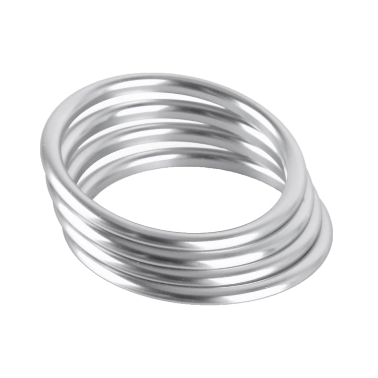 4 PCS / Set Air Conditioning Vent Metal Decorative Ring for Audi A1