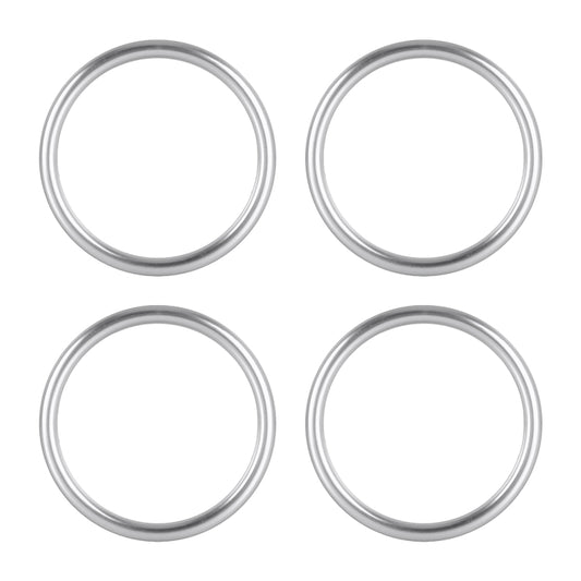 4 PCS / Set Air Conditioning Vent Metal Decorative Ring for Audi A1