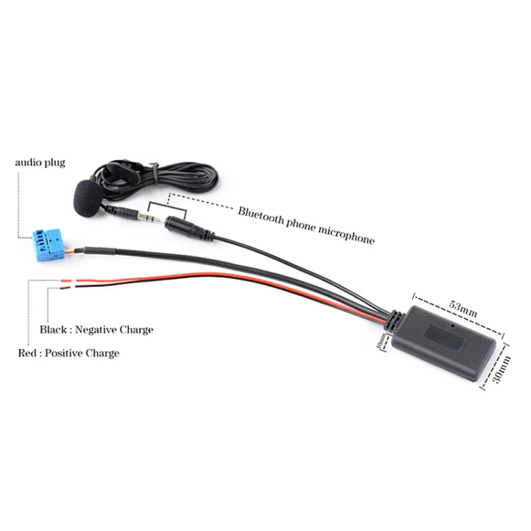 Car AUX Bluetooth Audio Cable + MIC for Volkswagen Scirocco / Magotan / Golf RCD510 300+ 310 RCD210, For Volkswagen Scirocco