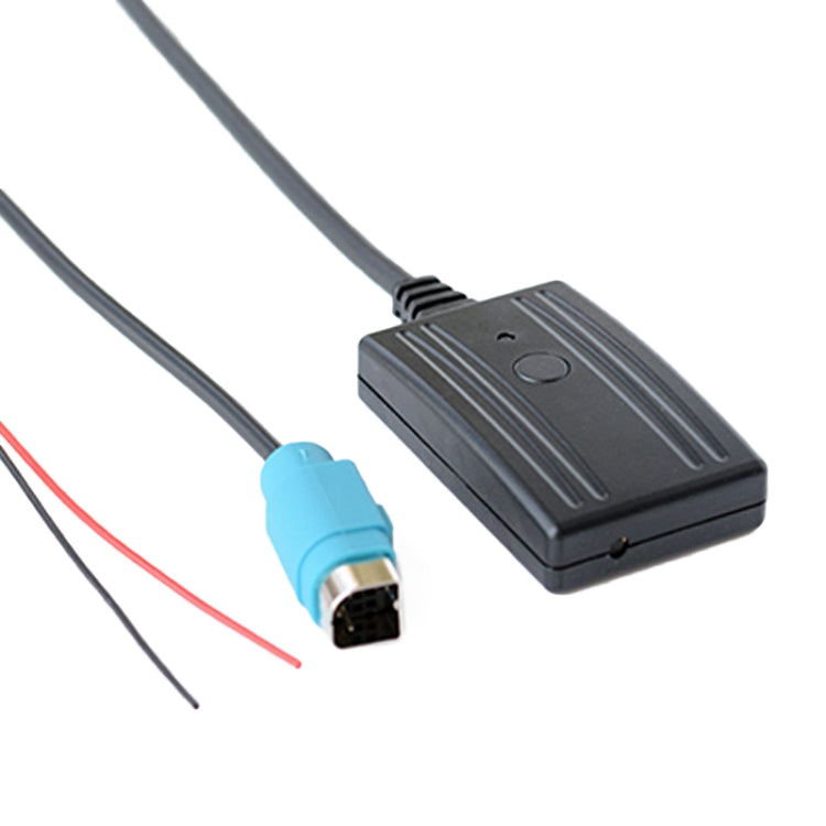 Car AUX Wireless Bluetooth Music Audio Cable + MIC Phone Control Change Song for Alpine KCE-236B 9870/9872