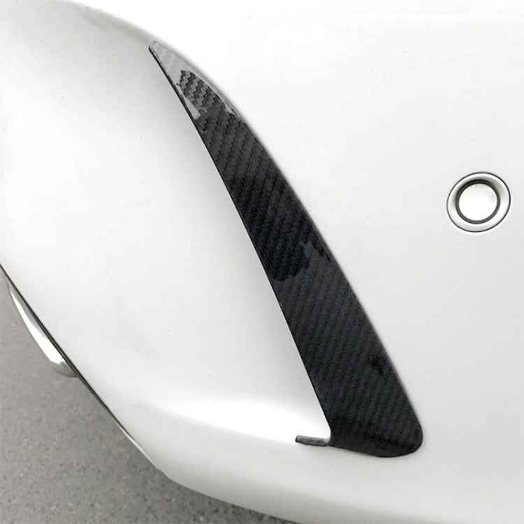 Car Rear Bumper Air Outlet Wind Knife Blade Decoration Sticker Strip for Mercedes-Benz C Class W205