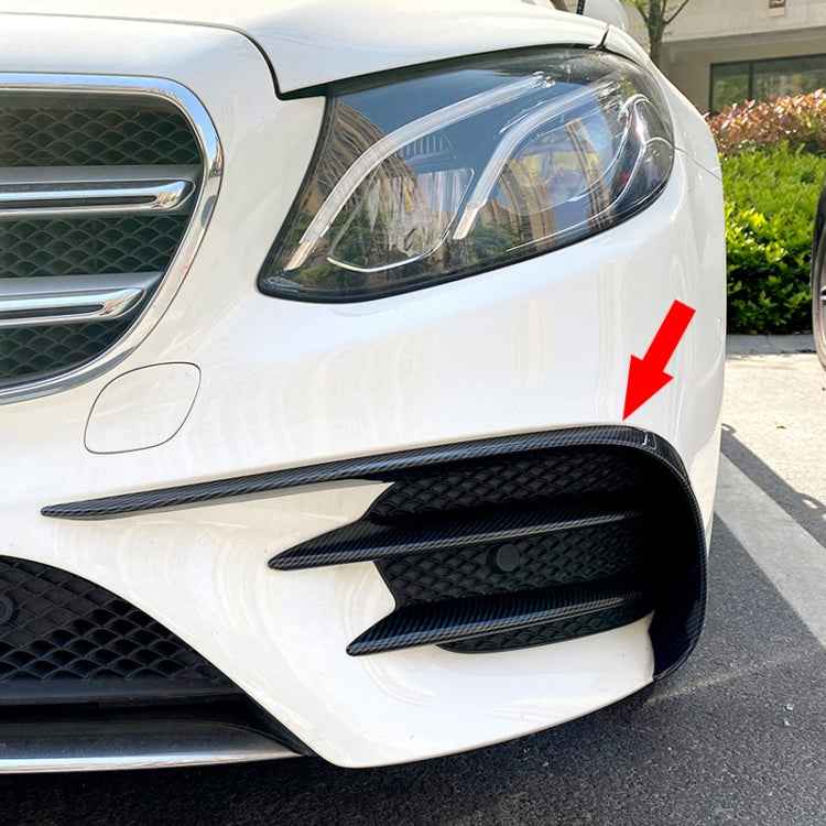 Car Front Wind Knife Decoration Sticker Strip for Mercedes-Benz E Class W213 2016-2020/E200/E260/E300