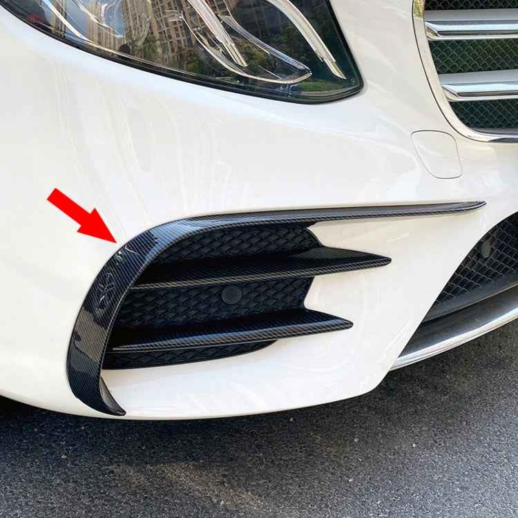 Car Front Wind Knife Decoration Sticker Strip for Mercedes-Benz E Class W213 2016-2020/E200/E260/E300