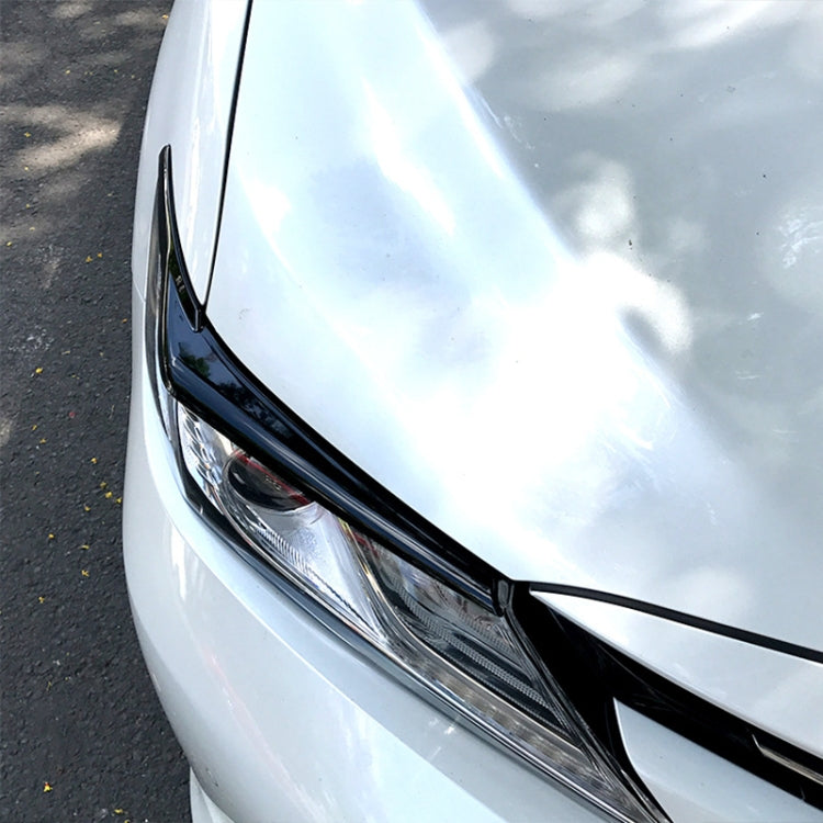 Car Headlight Eyebrow Decoration Sticker for Toyota Camry 2018+, Headlight Eyebrow For Toyota Camry 2018+ (Black), Headlight Eyebrow For Toyota Camry 2018+ (Carbon Fiber Black)