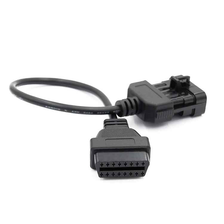 10Pin to 16Pin Car OBD2 Conversion Cable OBDII Diagnostic Adapter Cable for Opel, For Opel 10Pin