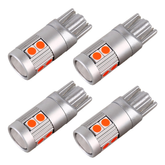 4 PCS T10 DC12V / 2W Car Clearance Light 9LEDs SMD-3030 Lamp Beads , 9LEDs SMD-3030 (Red Light), 9LEDs SMD-3030 (White Light), 9LEDs SMD-3030 (Yellow Light), 9LEDs SMD-3030 (Ice Blue Light), 9LEDs SMD-3030 (Blue Light), 9LEDs SMD-3030 (Pink Light)