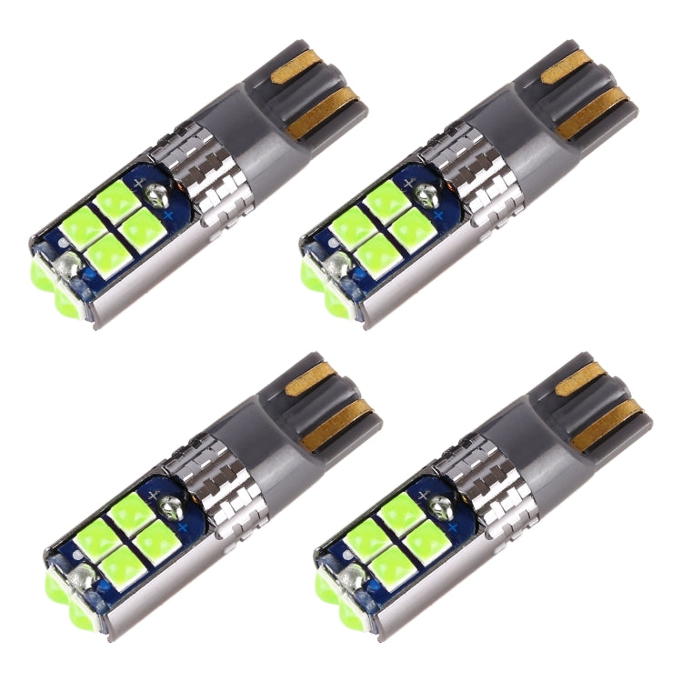 4 PCS T10 DC12V / 2W Car Clearance Light 10LEDs SMD-3030 Lamp Beads, 10LEDs SMD-3030 (Pink Light), 10LEDs SMD-3030 (Green Light), 10LEDs SMD-3030 (Red Light), 10LEDs SMD-3030 (White Light), 10LEDs SMD-3030 (Yellow Light), 10LEDs SMD-3030 (Ice Blue Ligh...