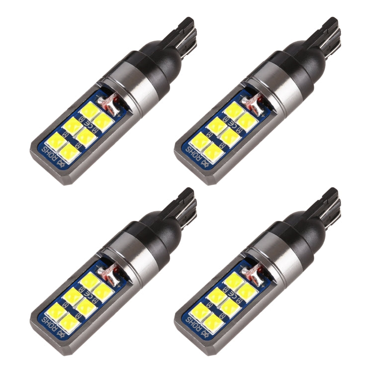 4 PCS T10 DC12V / 4W Car Clearance Light 12LEDs SMD-3030 Lamp Beads, 12LEDs SMD-3030 (Green Light), 12LEDs SMD-3030 (Red Light), 12LEDs SMD-3030 (White Light), 12LEDs SMD-3030 (Yellow Light), 12LEDs SMD-3030 (Ice Blue Light), 12LEDs SMD-3030 (Blue Ligh...