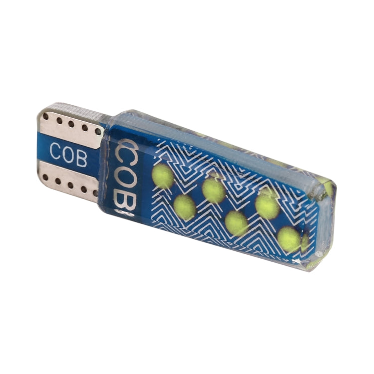10 PCS T10 DC12V / 1.2W Car Clearance Light 12LEDs COB Lamp Beads, 12LEDs COB (White Light), 12LEDs COB (Yellow Light), 12LEDs COB (Ice Blue Light), 12LEDs COB (Blue Light), 12LEDs COB (Pink Light), 12LEDs COB (Green Light), 12LEDs COB (Red Light)
