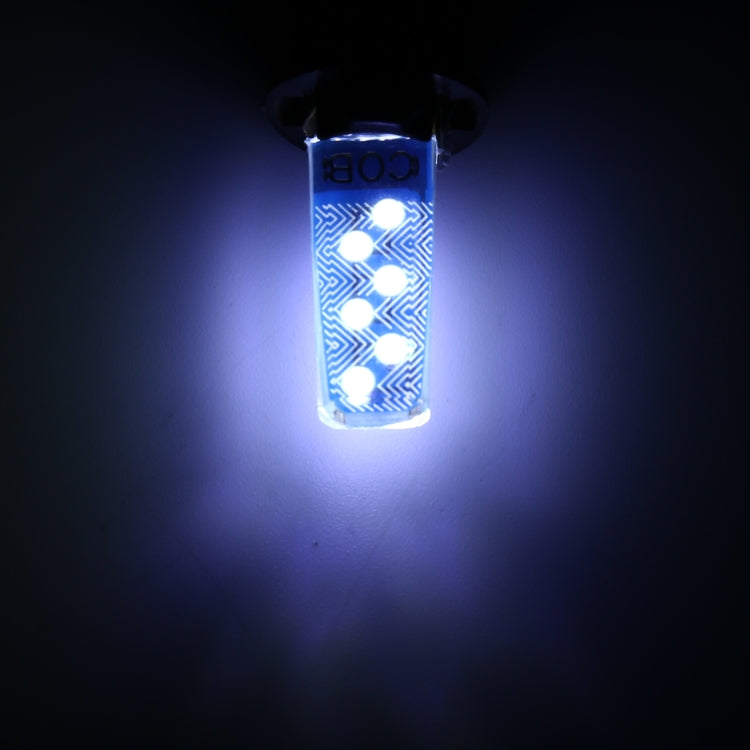 10 PCS T10 DC12V / 1.2W Car Clearance Light 12LEDs COB Lamp Beads, 12LEDs COB (White Light), 12LEDs COB (Yellow Light), 12LEDs COB (Ice Blue Light), 12LEDs COB (Blue Light), 12LEDs COB (Pink Light), 12LEDs COB (Green Light), 12LEDs COB (Red Light)