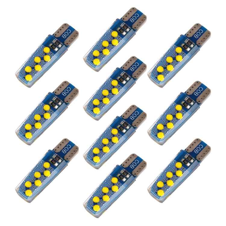 10 PCS T10 DC12V / 1.2W Car Clearance Light 12LEDs COB Lamp Beads