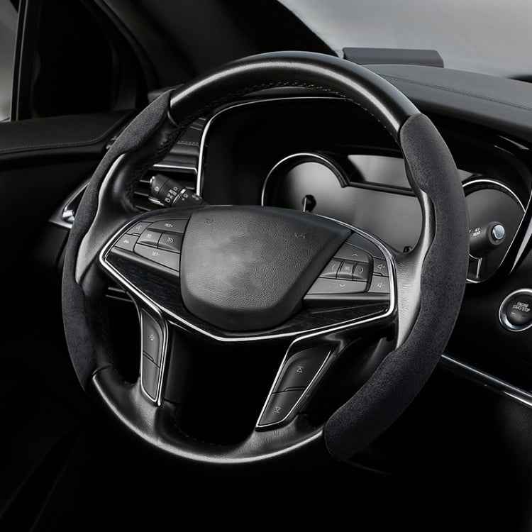 Car Universal Suede Steering Wheel Cover