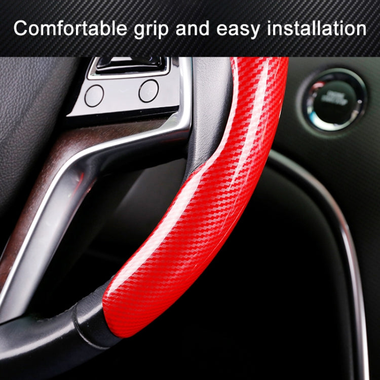 Car Universal Carbon Fiber Steering Wheel Cover