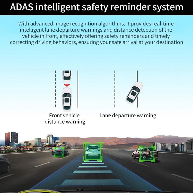 Z30 WiFi Dual-lens HD 2160P Non-light Night Vision 360-degree Panoramic Driving Recorder, GPS Version, Z30 GPS Version