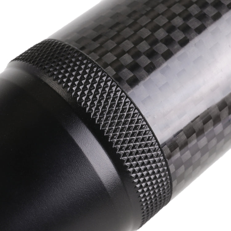 Universal Car Carbon Fiber Metal Gear Shift Knob, Carbon Fiber Metal