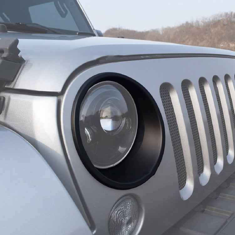 Car Headlight Lampshade for Jeep Wrangler JK 2007-2017, with Buckle