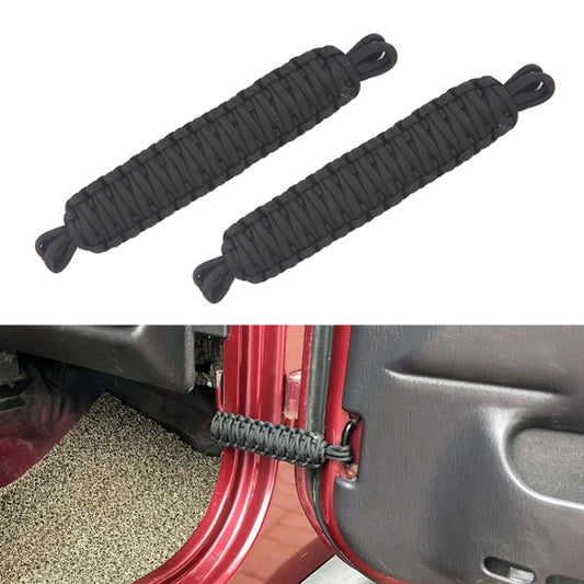 Pair Car Door Limit Braided Rope Strap for Jeep Wrangler