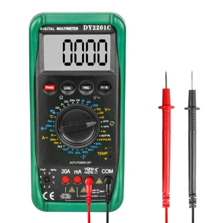 DUOYI DY2201C Car High-precision Digital Multi-function Maintenance Automatic Universal Meter, DY2201C