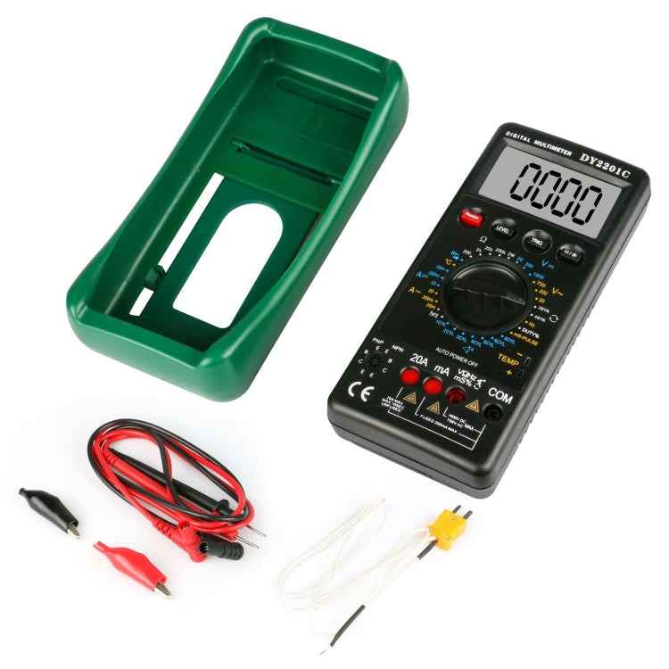 DUOYI DY2201C Car High-precision Digital Multi-function Maintenance Automatic Universal Meter, DY2201C