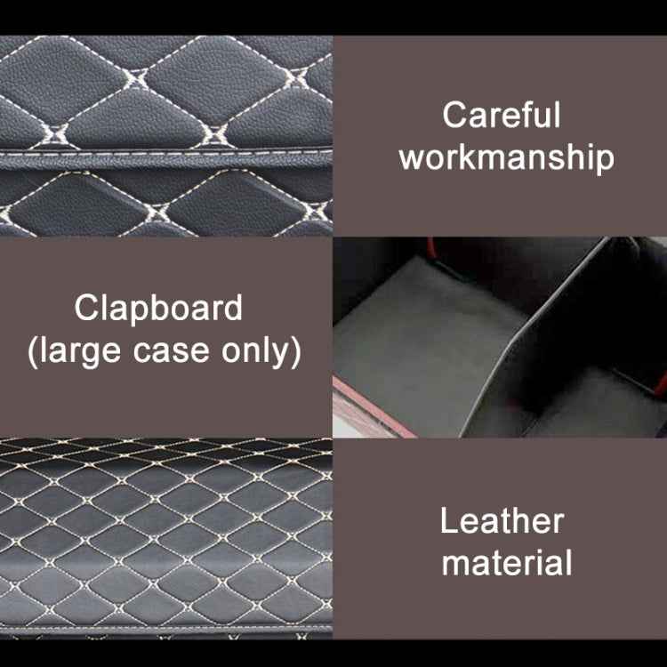 Car Trunk Foldable Storage Box, Rhombic Grid Large Size: 54 x 32 x 30cm