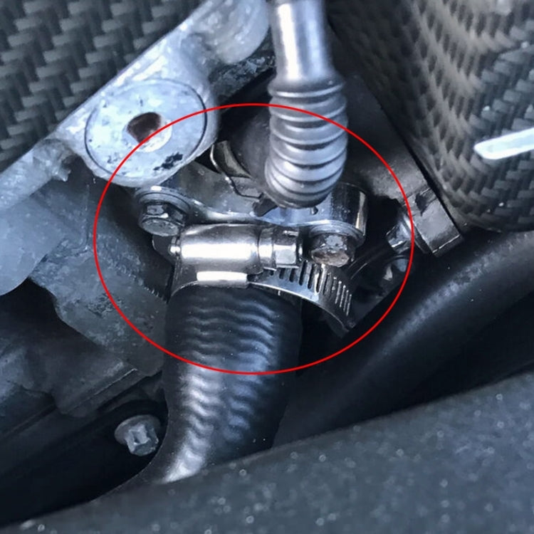 Car Water Hose Joint Pipe Adaptor with Clamps 11537541992 for BMW 335i, Black, Blue, Red