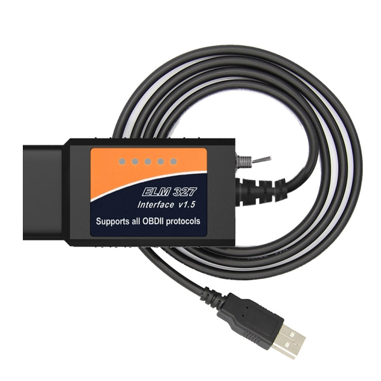 OBD ELM327 V1.5 USB Car Fault Diagnostic Cable with Switch, ELM327 V1.5 with Switch (Black), ELM327 V1.5 with Switch (Orange)