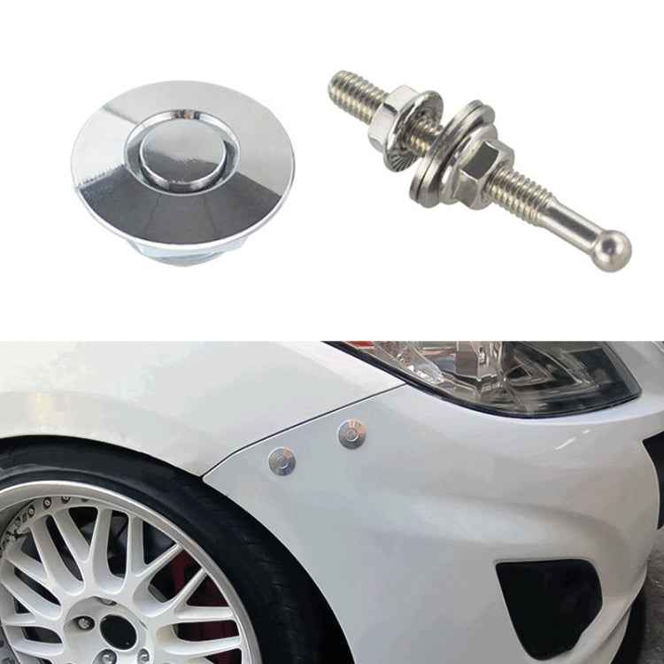 54mm Stainless Steel Quick-pins Push Button Billet Hood Pins Lock Clip Kit