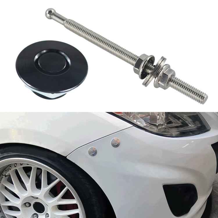 100mm Stainless Steel Quick-pins Push Button Billet Hood Pins Lock Clip Kit