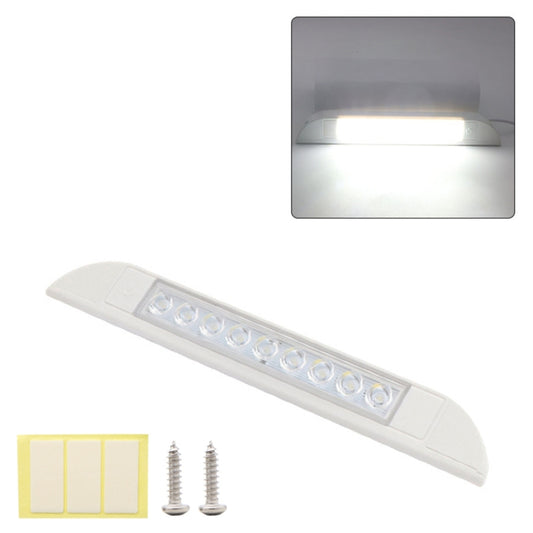 RV / Yacht Awning LED Strip Light DC12-28V with 9 LEDs Lamp Beads, 9 LEDs (White), 9 LEDs (Black)