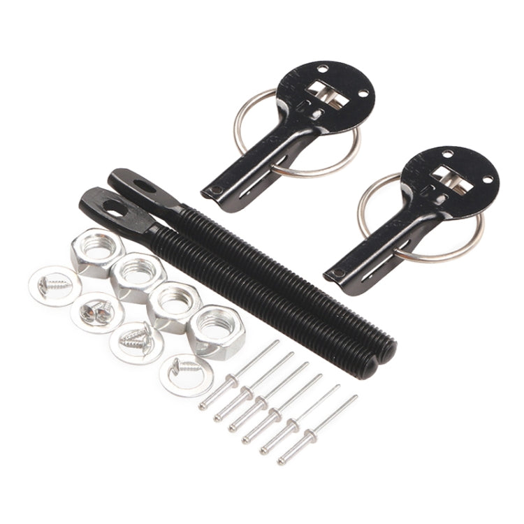 Universal Car Aluminum Alloy Mount Hood Pin Bonnet Lock