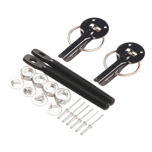 Universal Car Aluminum Alloy Mount Hood Pin Bonnet Lock