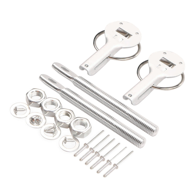 Universal Car Aluminum Alloy Mount Hood Pin Bonnet Lock