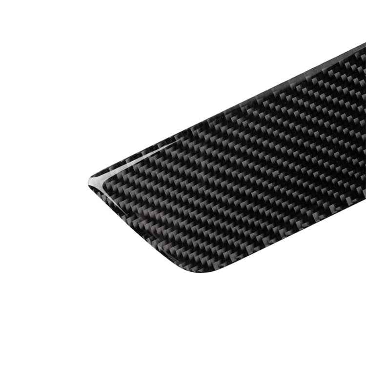 2 PCS Carbon Fiber Car Back Door Threshold Decorative Sticker for Tesla Model 3