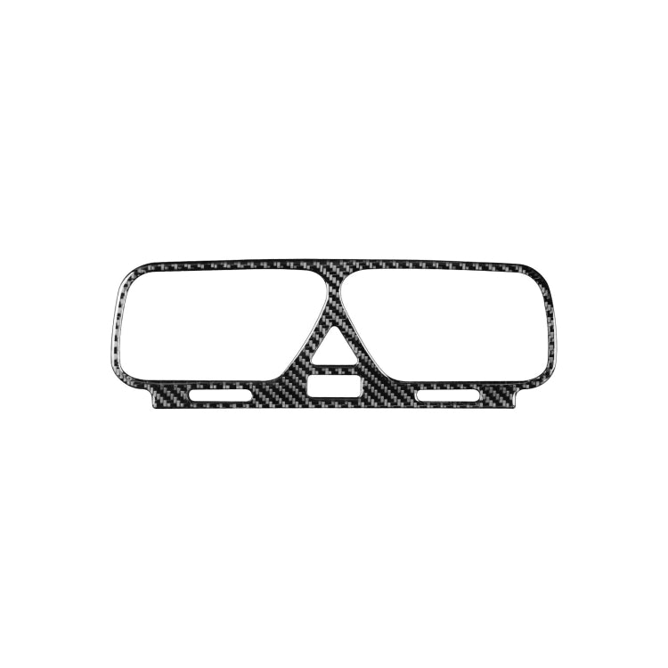 Carbon Fiber Car Central Control Air Outlet Frame Decorative Sticker for Volkswagen Scirocco 2009-2016,Left and Right Drive Universal, Central Control Air Outlet Frame