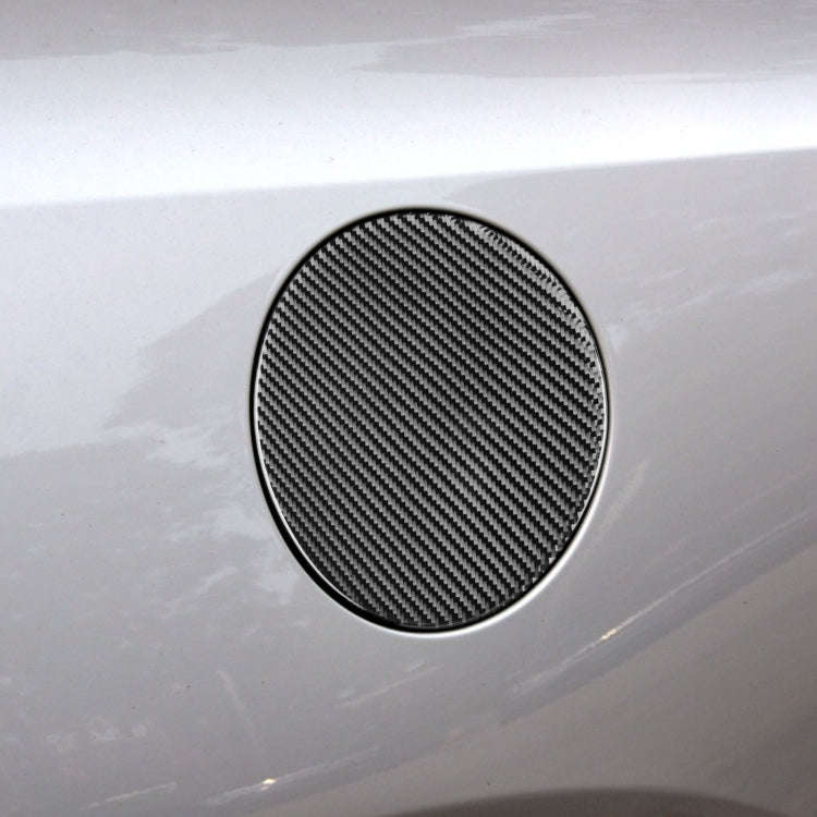 Carbon Fiber Car Fuel Tank Cover Decorative Sticker for Volkswagen Scirocco 2009-2016,Left and Right Drive Universal