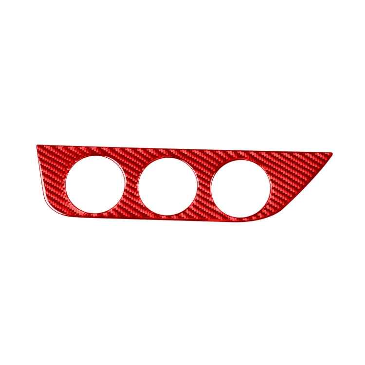 Carbon Fiber Car Air Conditioner Switch Panel A Decorative Sticker for Toyota Corolla 2014-2018,Left Drive
