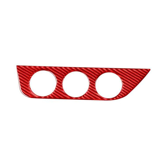 Carbon Fiber Car Air Conditioner Switch Panel A Decorative Sticker for Toyota Corolla 2014-2018,Left Drive
