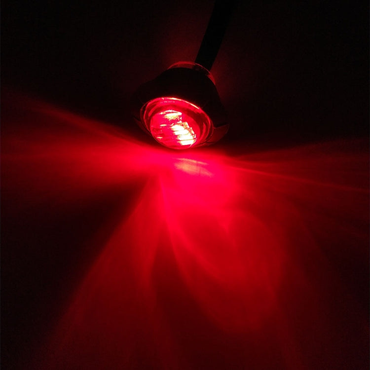 10 PCS MK-009 3/4 inch Car / Truck 3LEDs Side Marker Indicator Lights Bulb Lamp, MK-009(Red Light), MK-009(White Light), MK-009(Yellow Light), MK-009(Blue Light), MK-009(Green Light)