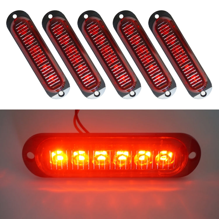 5 PCS MK-093 Car / Truck 6LEDs Side Marker Indicator Lights Bulb Lamp, MK-093(White Light), MK-093(Yellow Light), MK-093(Blue Light), MK-093(Green Light), MK-093(Red Light)