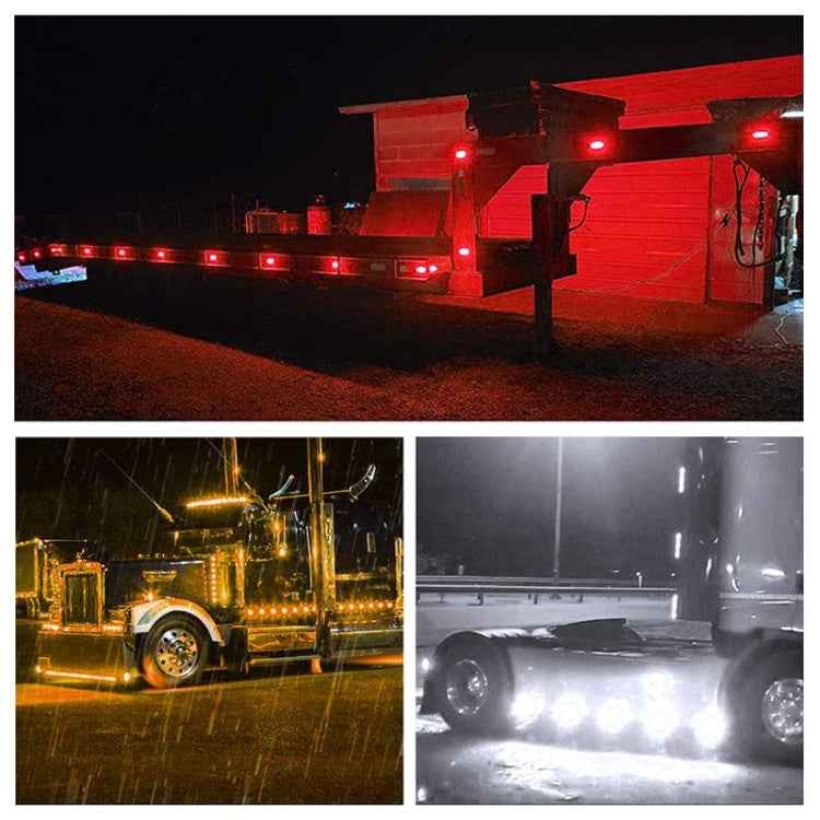 5 PCS MK-093 Car / Truck 6LEDs Side Marker Indicator Lights Bulb Lamp