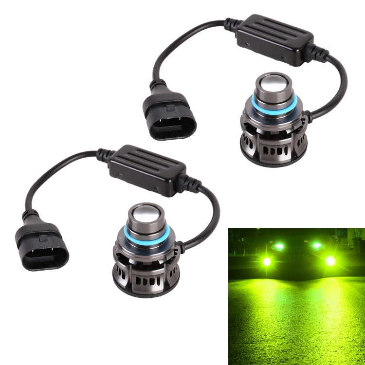 1 Pair 9005 27W / DC12V Car Aluminum Alloy LED Headlight, 9005 (Blue Light), 9005 (Gold Light), 9005 (Lime Green), 9005 (White Light)