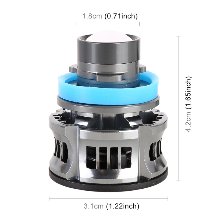 1 Pair H11 27W / DC12V Car Aluminum Alloy LED Headlight, H11 (Blue Light), H11 (Gold Light), H11 (Lime Green), H11 (White Light)