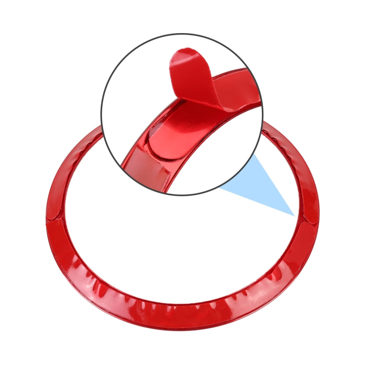 Car Steering Wheel Decorative Ring Cover for Mercedes-Benz,Inner Diameter: 5.6cm, 5.6cm (Blue), 5.6cm (Red), 5.6cm (Silver)