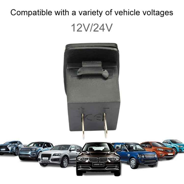 2 PCS Switch Type Dual USB 3.1A Car Charger 12-24V
