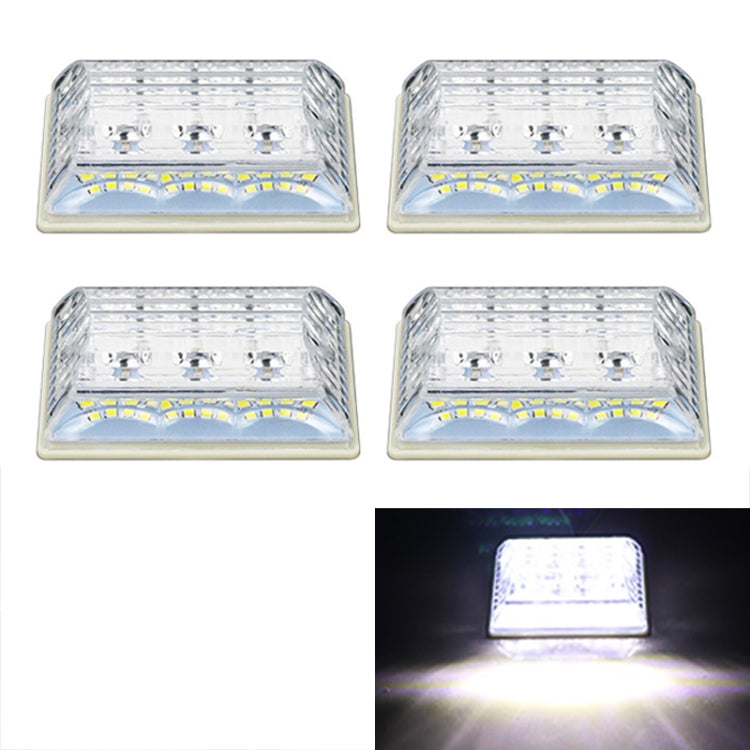 4 PCS ZS-6001 DC24V Car / Truck Side Marker Indicator Lights Bulb Lamp