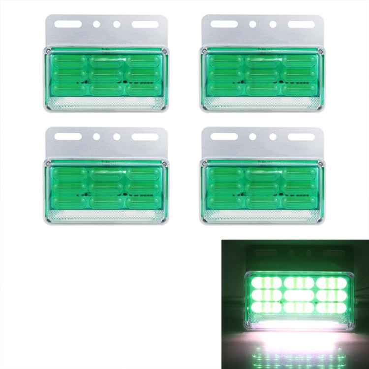 4 PCS ZS-9001 DC24V 9D Waterproof Car / Truck Side Marker Indicator Lights Bulb Lamp
