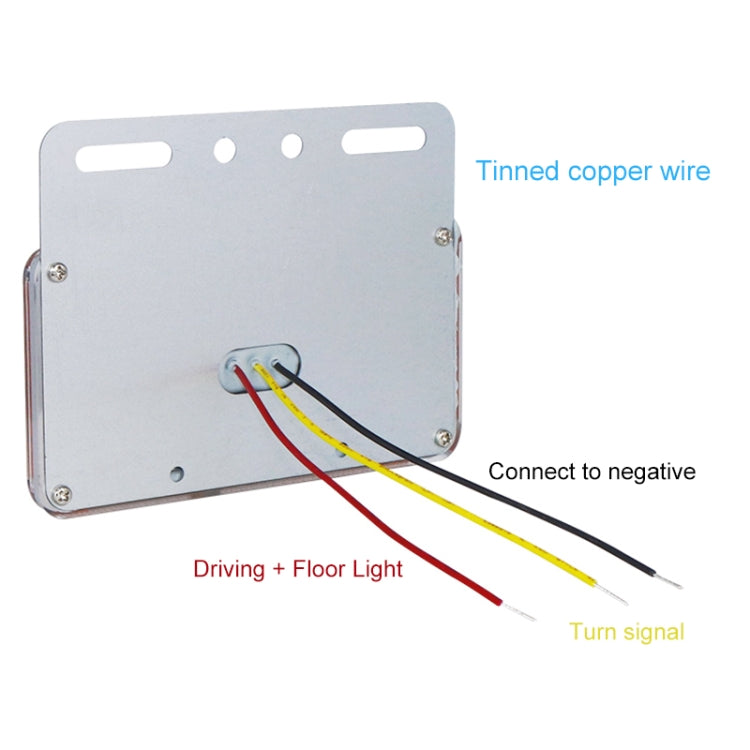 4 PCS ZS-9001 DC24V 9D Waterproof Car / Truck Side Marker Indicator Lights Bulb Lamp, White Light, Yellow Light, Blue Light, Green Light, Red Light