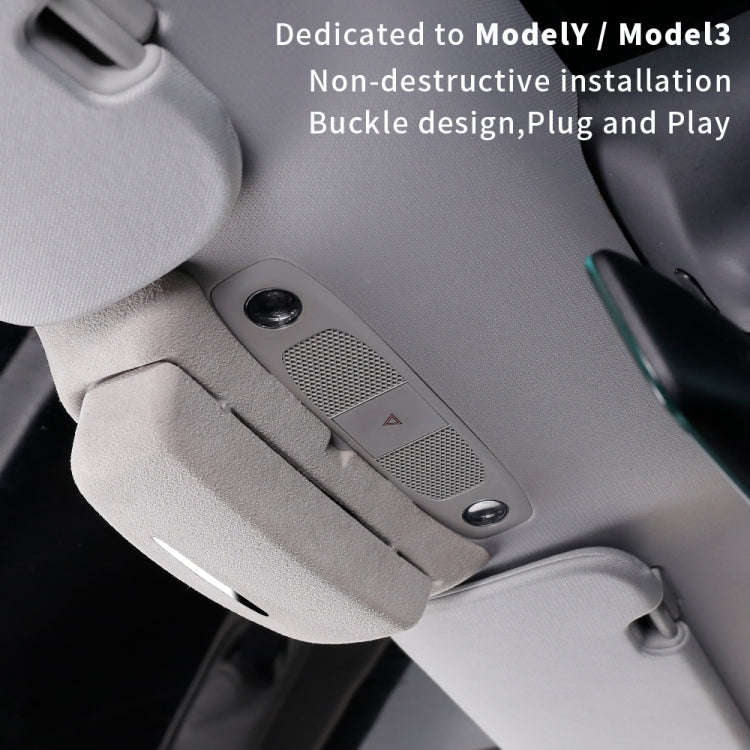 Car Ordinary Version Sunglasses Storage Box for Tesla Model 3 2019-2023