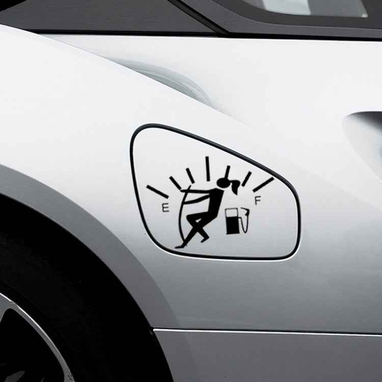 Female Pull Fuel Tank Pointer To Full Hellaflush Reflective Vinyl Car Sticker