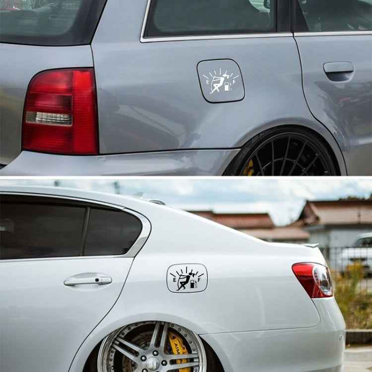 Female Pull Fuel Tank Pointer To Full Hellaflush Reflective Vinyl Car Sticker